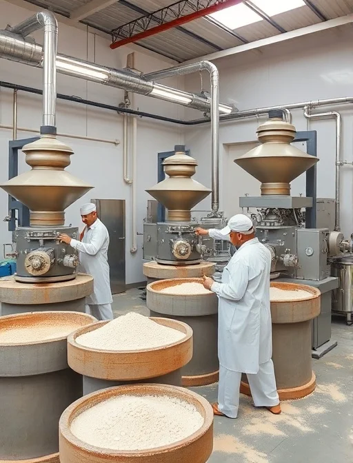 Traditional Chakki Grinding